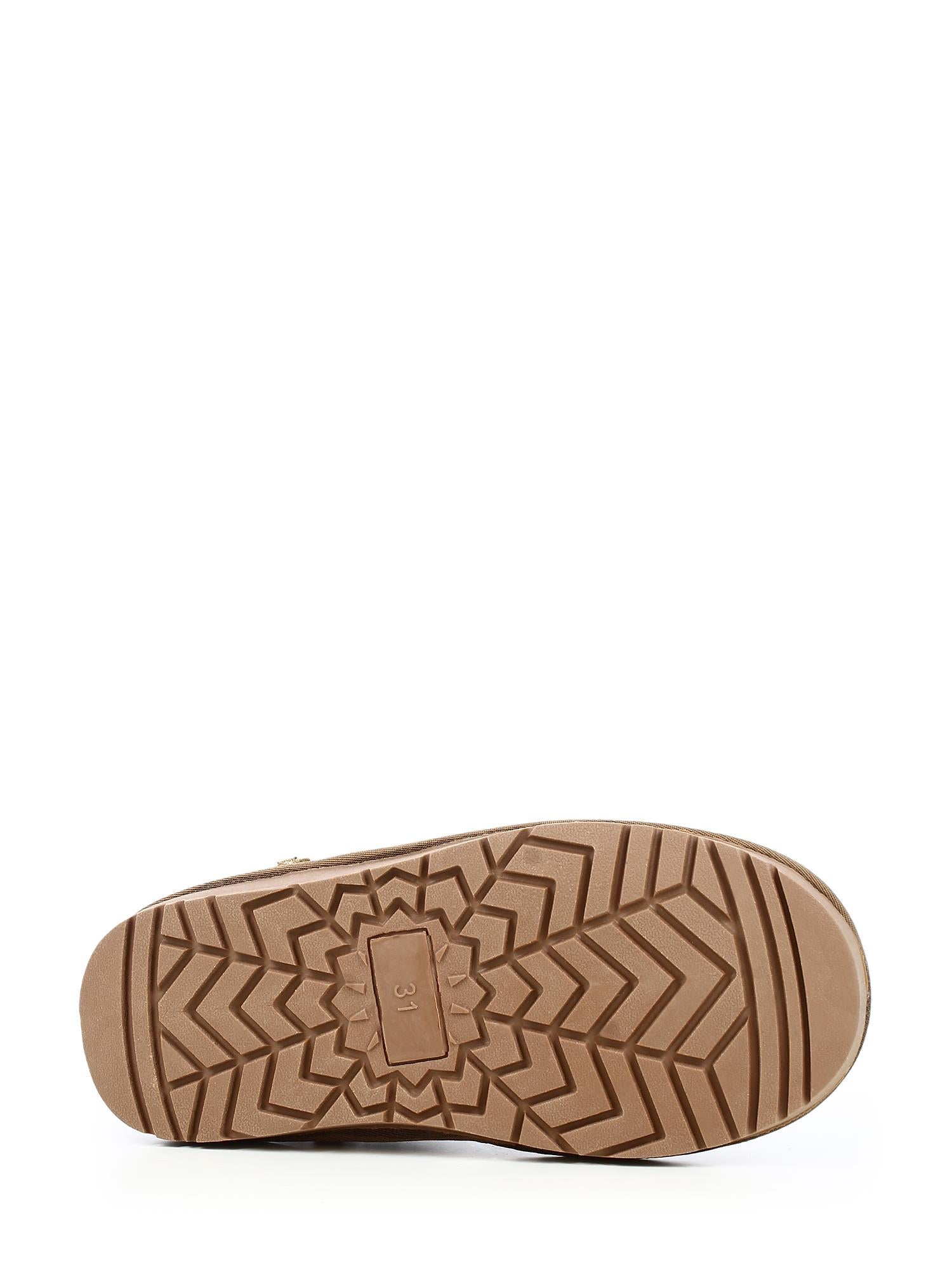 05410 Kids chestnut low suede water resistant
