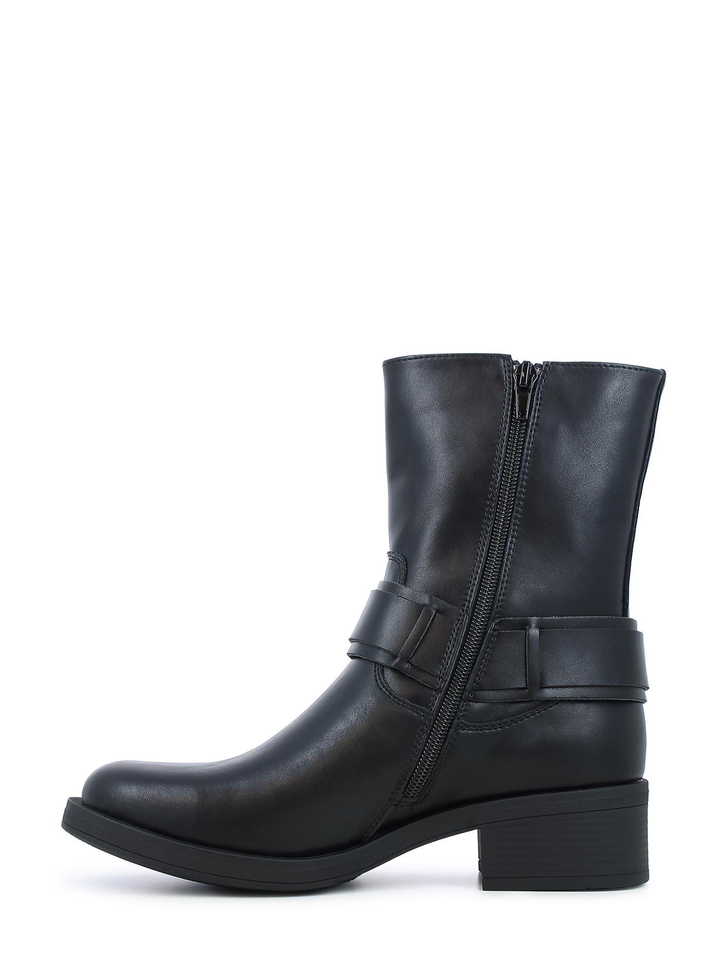 04424 Rivoli Biker Boots Leather