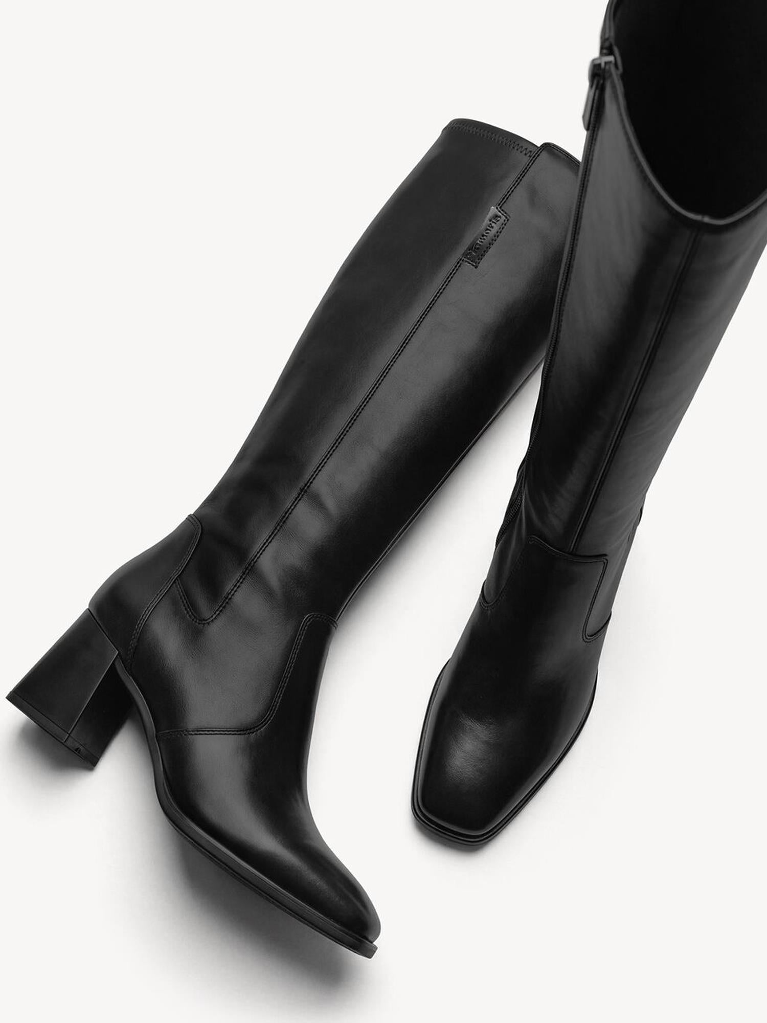 03454 Elvanna High Leather Boots