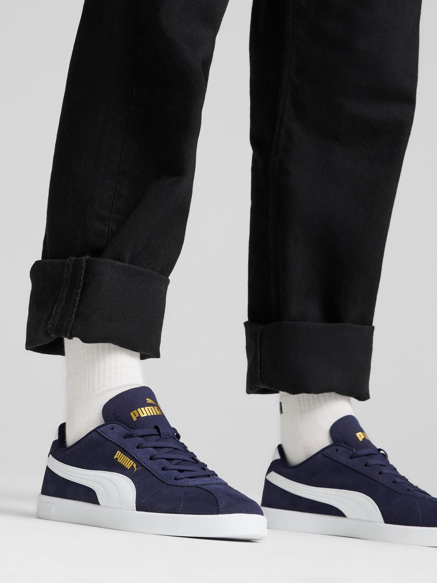 02818 Club II Suede Sneakers Navy