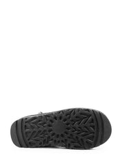 05294 Platform wool suede water resistant black