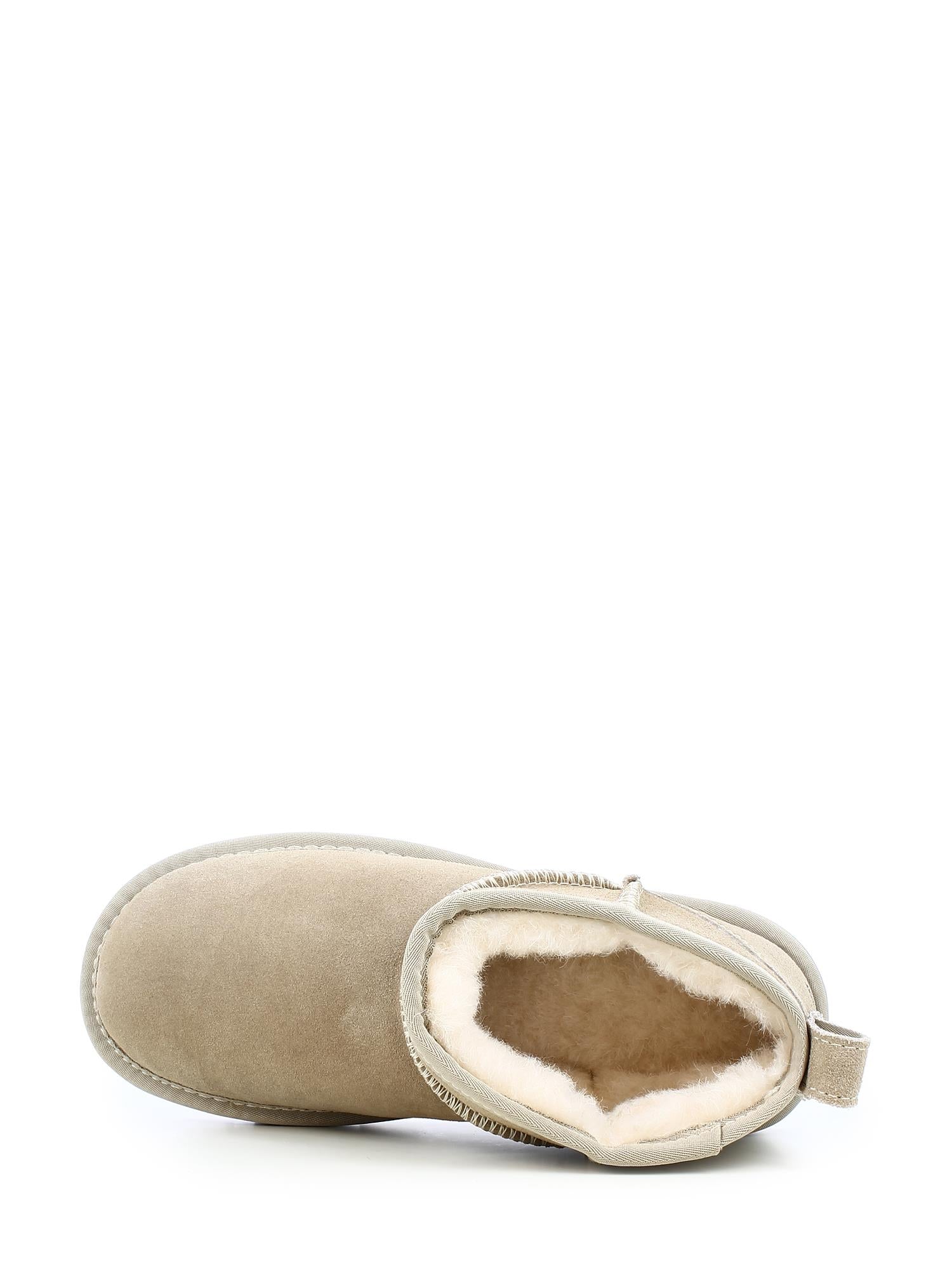 05418 Beige low wool suede water resistant