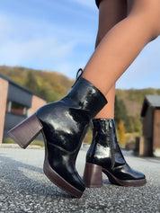 05712 Block bootie vegan