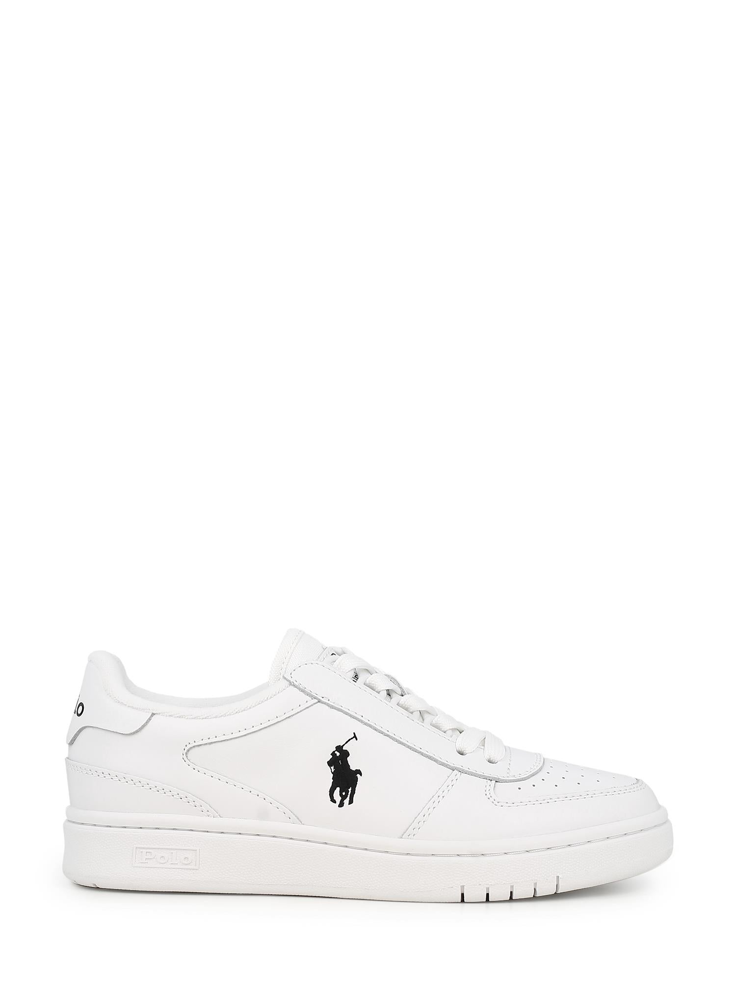 02725 Ralph Lauren Court Leather Trainer UNISEX