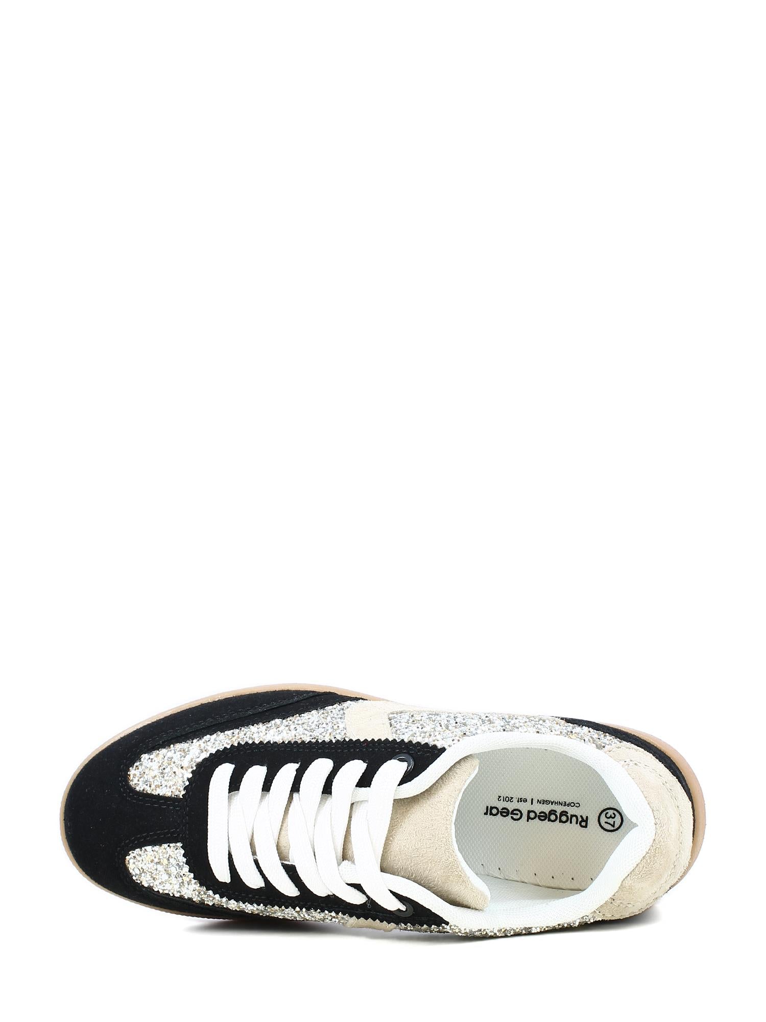 07166 Base Glitter Black Sneaker