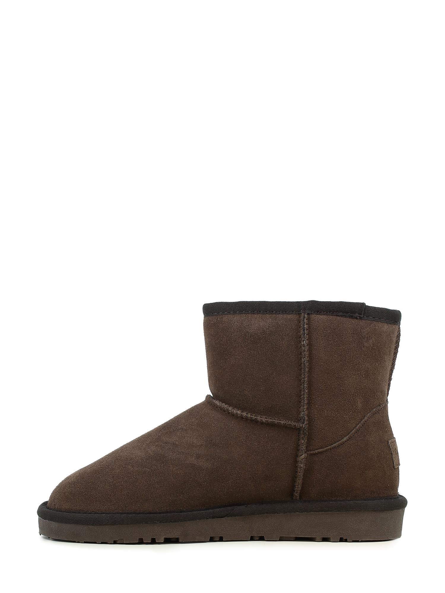 05491 Suede Wool Boots Brown