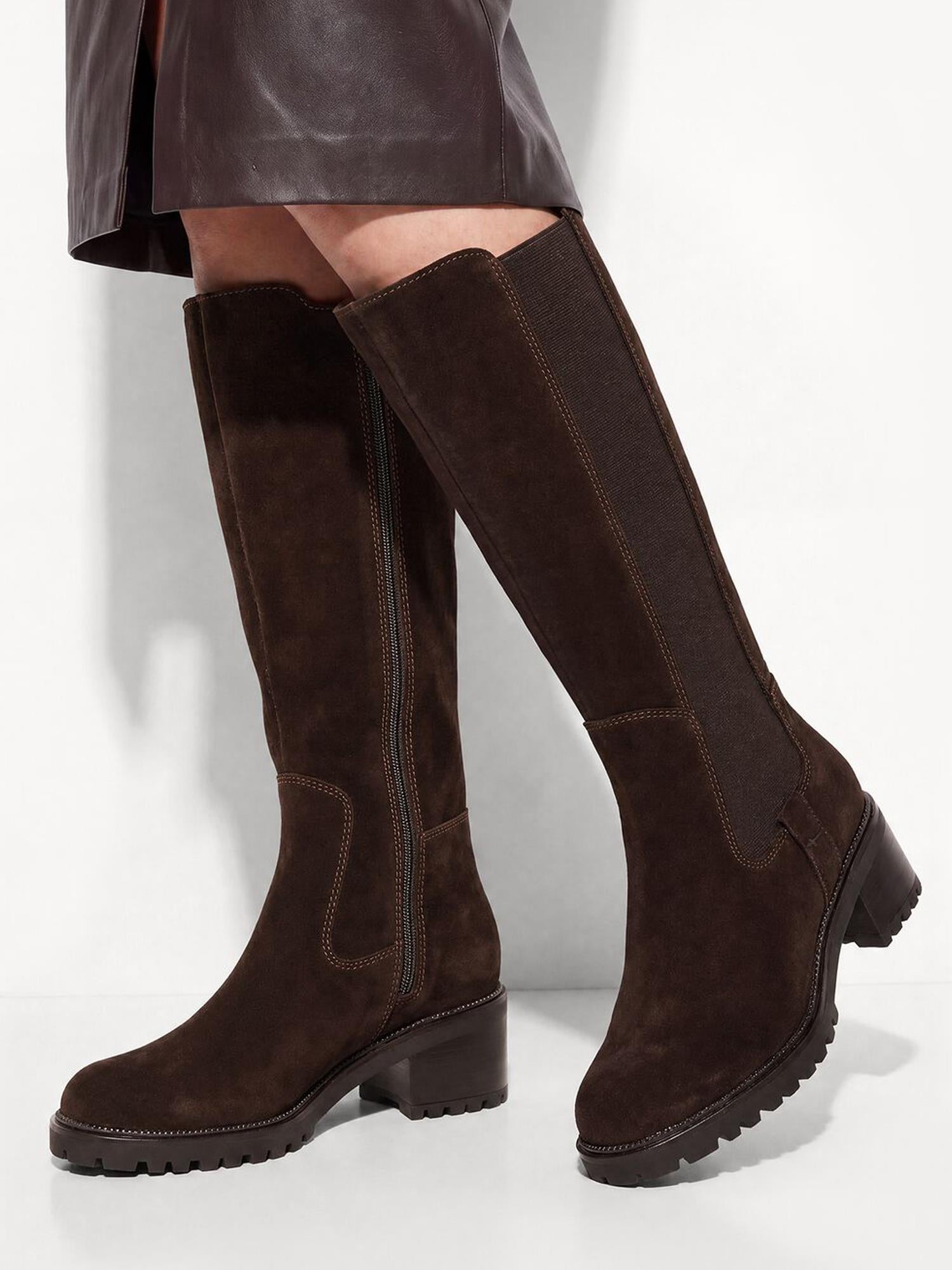 03482 Veloria High Leather Boot