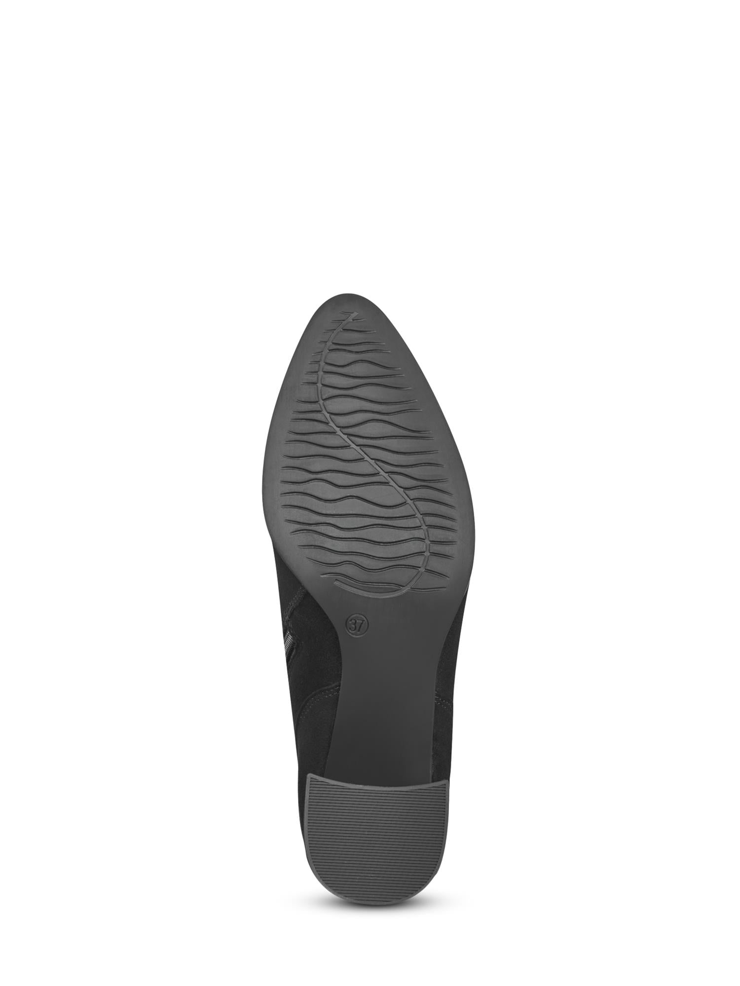 05035 Black Knee High Boots