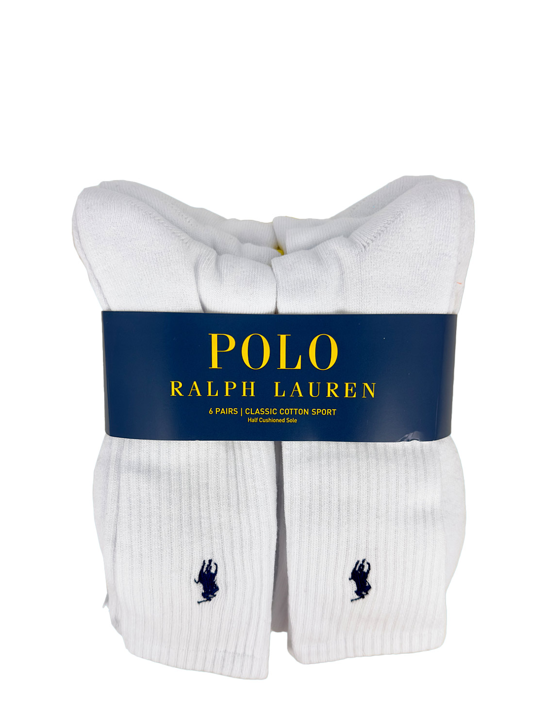 Bilde av Polo Crew Socks 6 Pakning () - Hvit